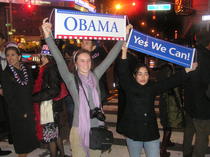 Victoria lui Obama, in New York