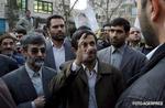 Ahmadinejad, in timpul mitingului de la Teheran