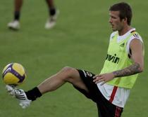 Beckham, prima infatisare in tricoul lui Milan