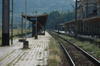 Peron gara internationala Sinaia
