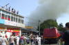 Incendiu la Piata Gorjului