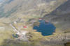 Cabana si lacul Balea, vazute de unde trebuie