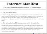 Moartea ziaristului atotstiutor. A aparut Manifestul Internetului, in 17 puncte