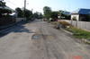 Strada proaspat asfaltata in Rm Sarat