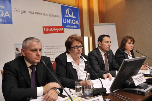 Speakeri conferinta de presa UNIQA Asigurari