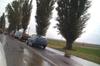 Tir rasturnat