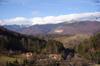 Panorama din Valea Jiului toamna.