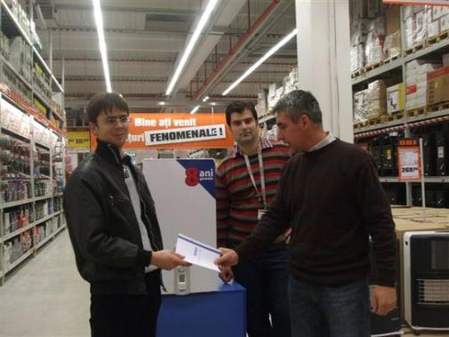 Vasile Iuga, castigatorul din Arad al Tombolei BAXI