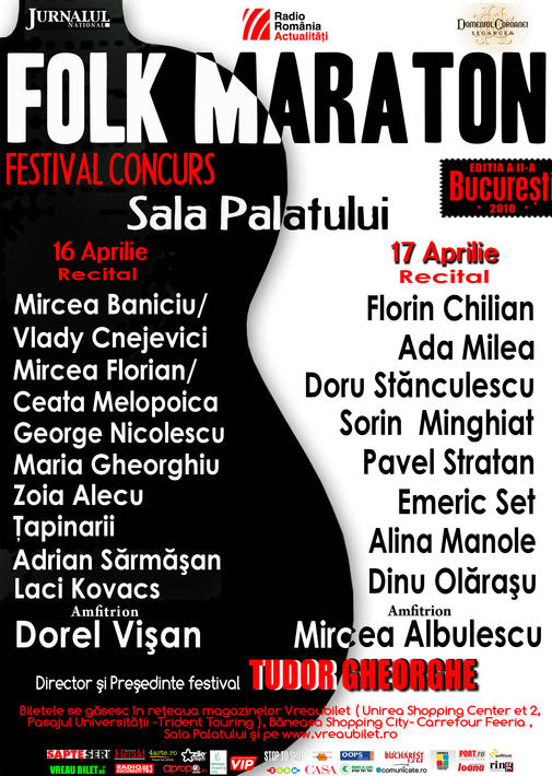 afis Folk Maraton, editia a II-a