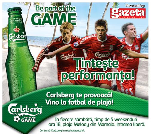 Carlsberg, Campionatul de Fotbal pe plaja