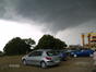 Aproape sa se formeze o  tornada gigant
