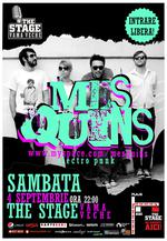 afis concert Mes Quins The Stage Vama Veche 4 sept