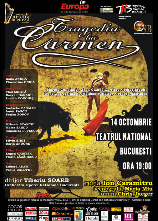 afis Tragedia lui Carmen