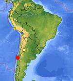 Seism in America de Sud