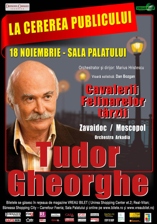 afis Tudor Gheorghe - Cavalerii felinarelor tarzii