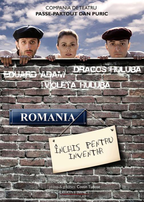 afis Romania - inchis pentru inventar