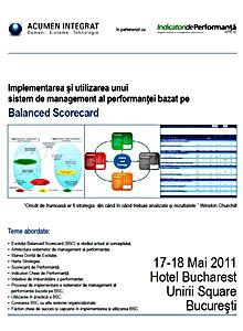 Curs Balanced Scorecard