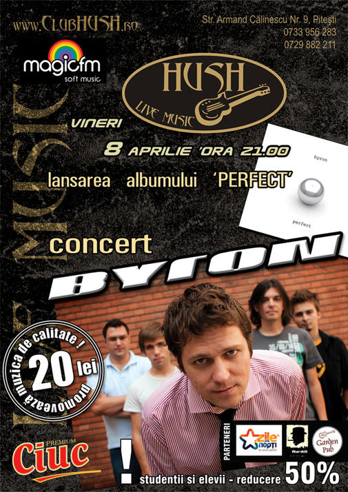 trupa byron, afis