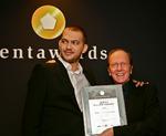 Irinel Ionescu primind Silver Award