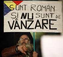 Fotogalerie: A 10-a zi de proteste in Bucuresti