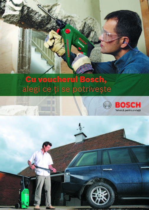 Campanie Praktiker Bosch Verde