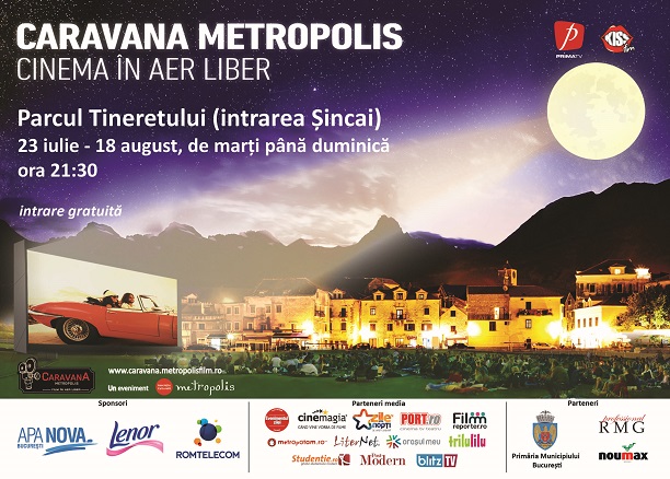 Caravana Metropolis Cinema In Aer Liber Intre Iulie Si August