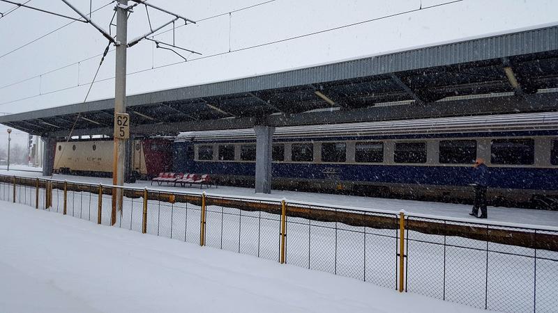 Iarna cu trenul