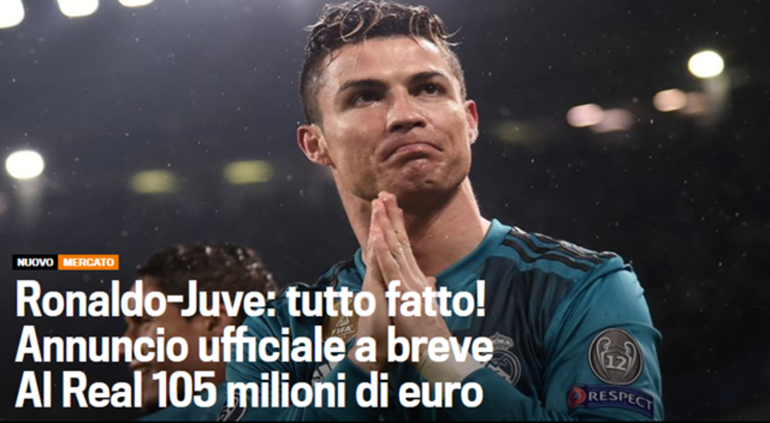 ronaldo juventus gazzetta dello sport gazzetta dello sport cristiano ronaldo va fi noul jucător al lui juventus fotbal hotnews ro ronaldo juventus gazzetta dello sport gazzetta dello sport cristiano ronaldo va fi noul jucător al lui juventus fotbal hotnews ro