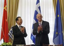 Wen Jiabao si George Papandreu