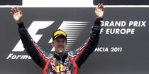Vettel, invingator la Valencia