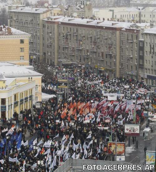 Protest anti-Putin in Moscova