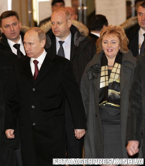 Vladimir Putin si sotia sa, Liudmila