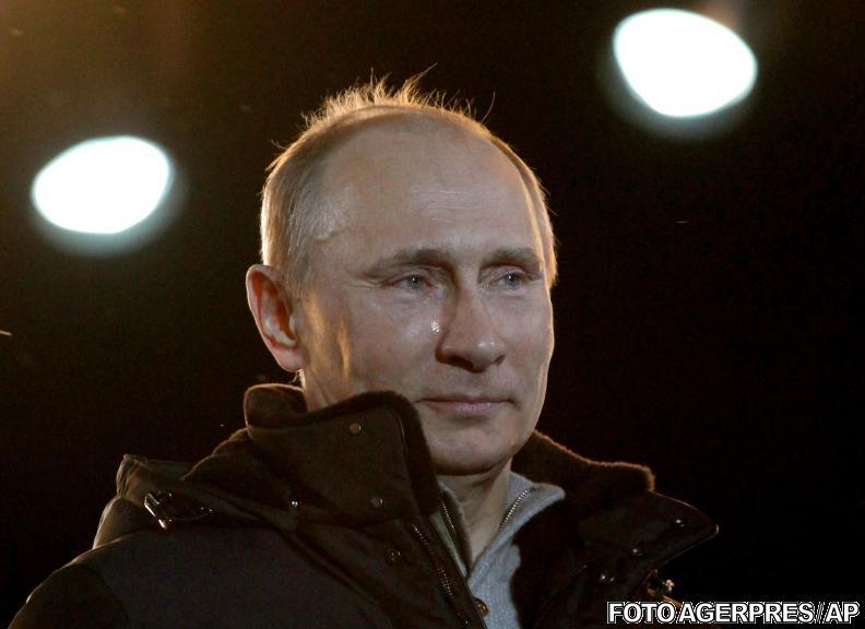 Vladimir Putin, cu lacrimi in ochi dupa castigarea alegerilor in 2012