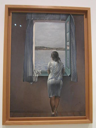 Fata la fereastra de Salvador Dali