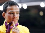 Judoka Felipe Kitadai cu medalia de bronz