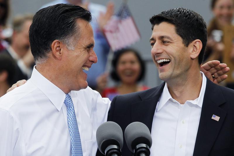 Mitt Romney si Paul Ryan