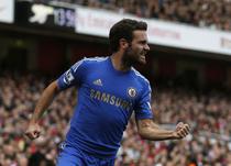 Juan Mata inscrie pentru Chelsea 