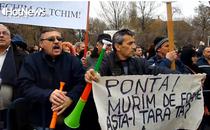 Protest Oltchim si Arpechim