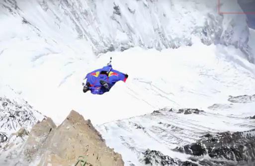 Base jump pe Everest