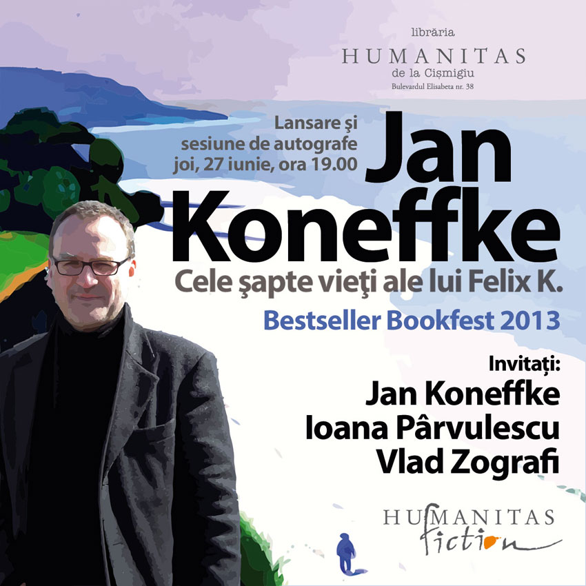 Lansare de carte si sesiune de autografe Jan Koneffke la Libraria