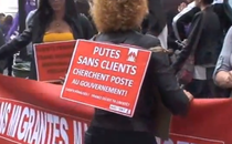 Protest al prostituatelor in Paris