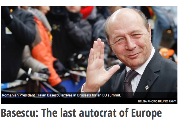 New Europe: Basescu, ultimul autocrat al Europei