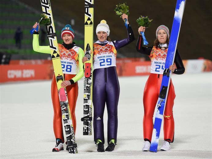 Carina Vogt, campioana olimpica la sarituri cu schiurile