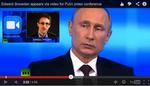 Vladimir Putin in direct cu Edward Snowden: "Vorbim ca intre profesionisti"