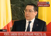 Victor Ponta la RTV