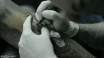 Making a tattoo