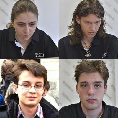 Simona Diaconu, Andrei Bud, Stefan Spataru si Paul Musca - medaliati la Internationala de Matematica