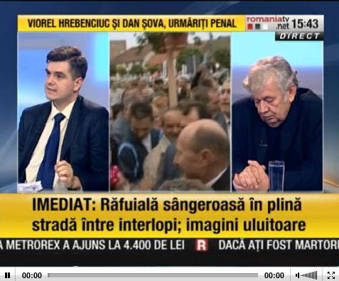 RTV in ziua dosarelor Hrebenciuc, Sova si Mitica Iliescu
