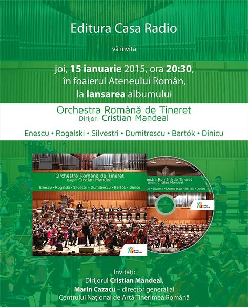 Primul CD Inregistrat De Orchestra Romana De Tineret Dirijata De ...