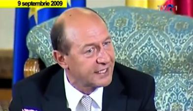 Traian Basescu, septembrie 2009